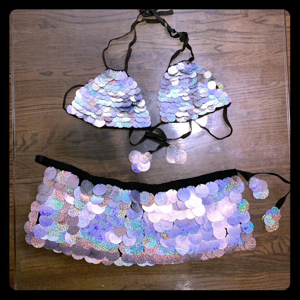 Silver Burning Man/Halloween outfit